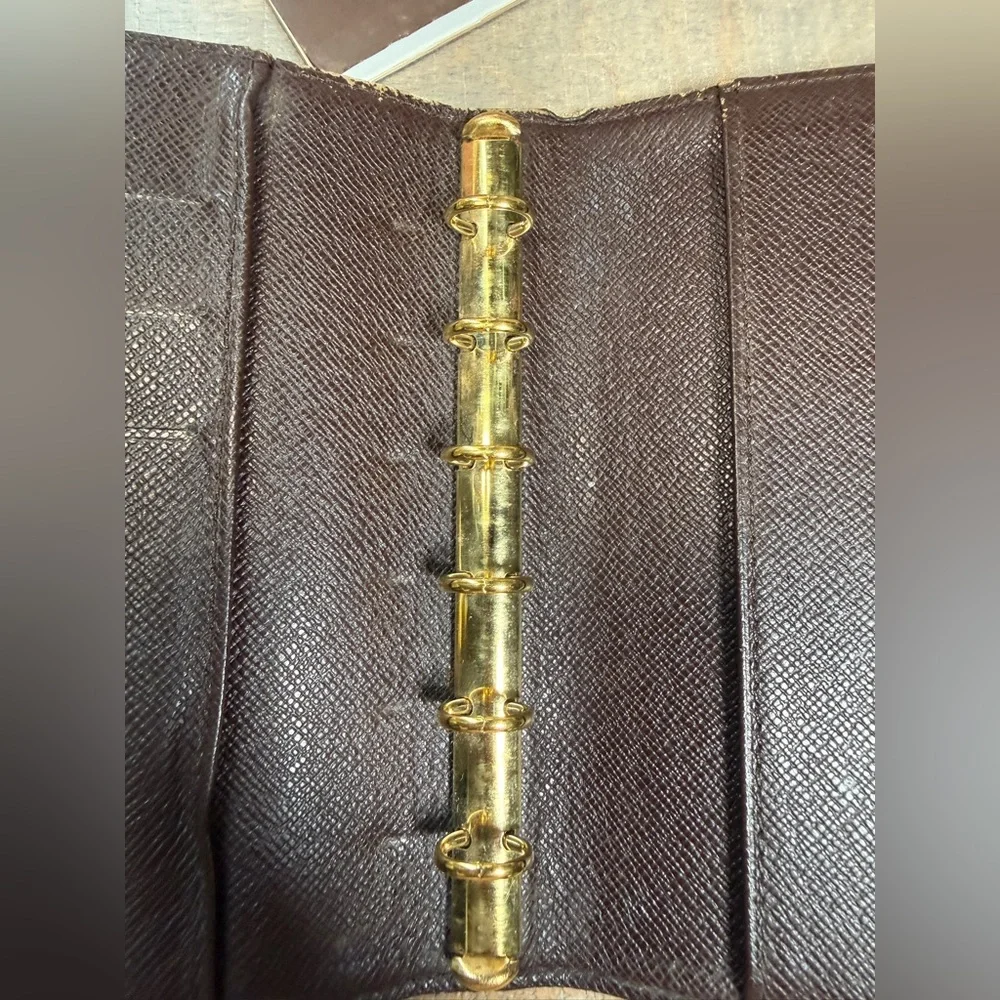 Louis Vuitton Brown Damier Ebene Notebook Cover with Snap - Picture 8 of 14